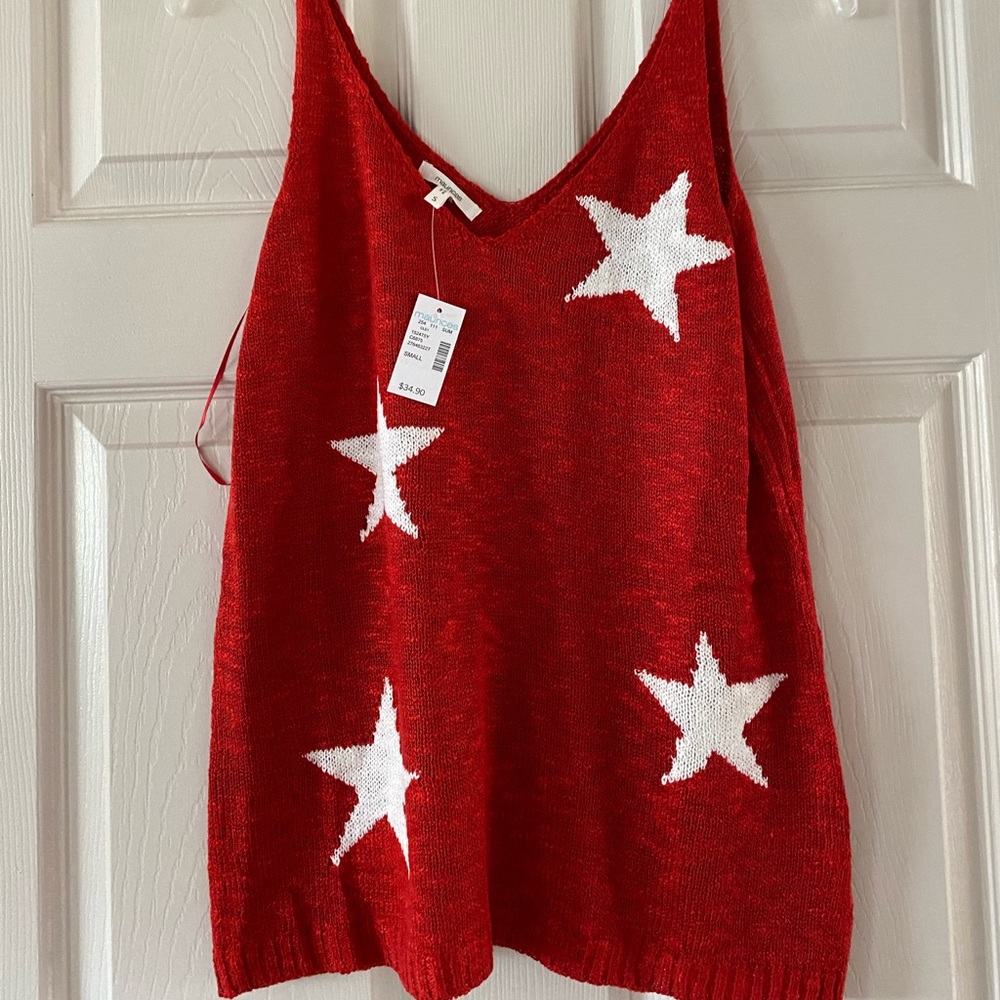 Star sweater tank